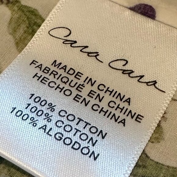 Cara Cara Mimi Off-Shoulder Dress Botanical Floral Berry Print Size Small NWOT - Picture 14 of 14